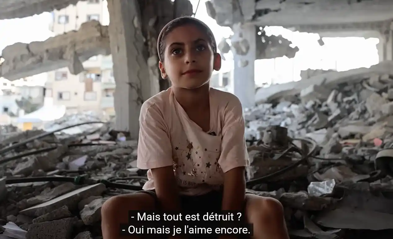 une fillle de gaza