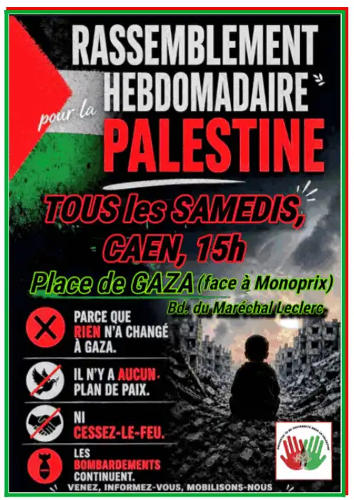 Rassemblement Hebdomadaire Palestine